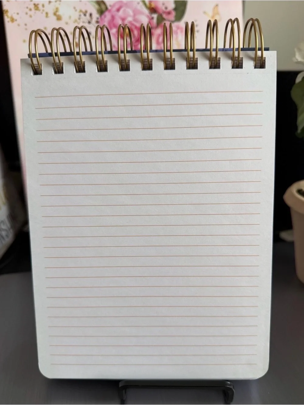 My Very Good Notes Spiral Notebook — Blue with Pink Accent
